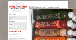 Desktop Screenshot of abigmouthful.com